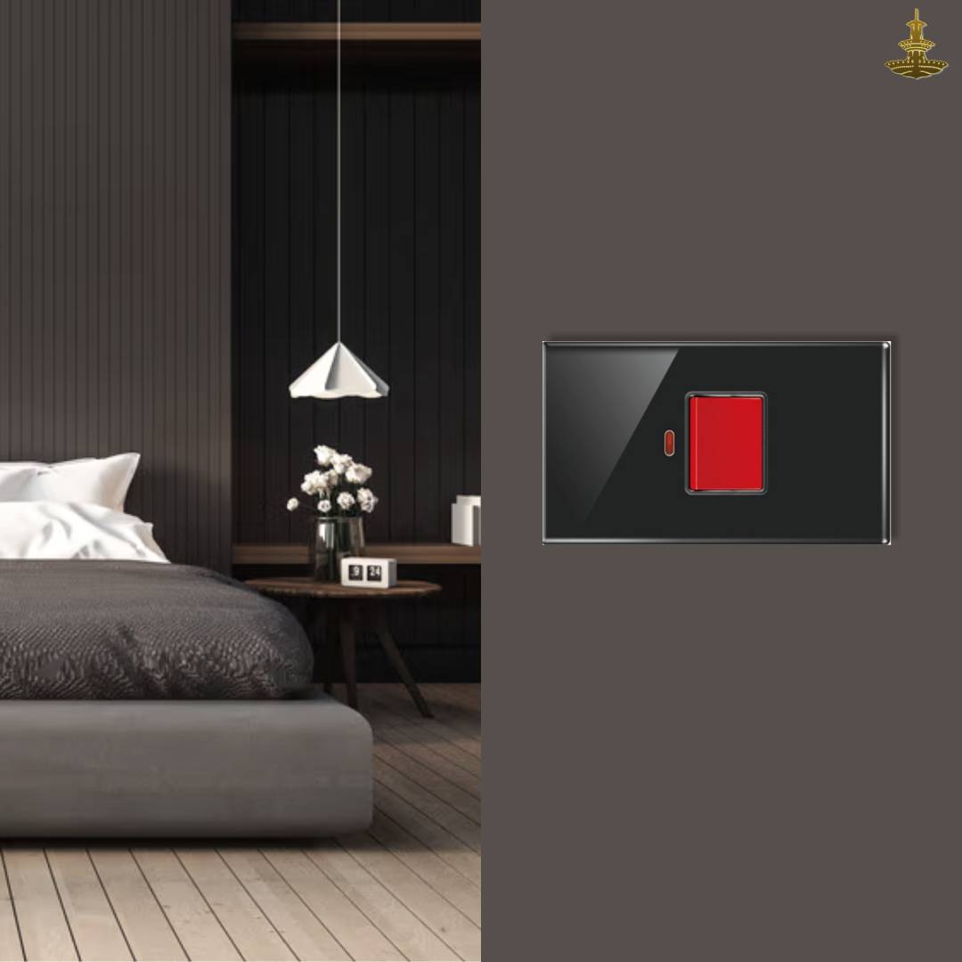 Wall Switch 45A large with Neon(3*6) - Image